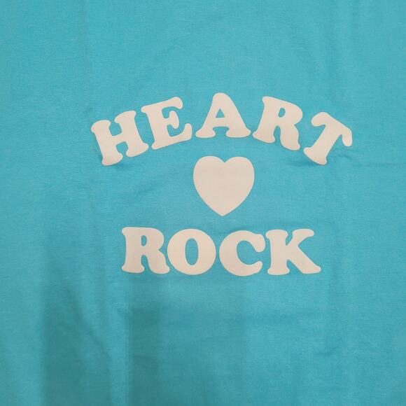 VTG 80s 90s BEST FOTL T-Shirt XL Single Stitch USA Made HEART ROCK Graphic Tee - Picture 2 of 4